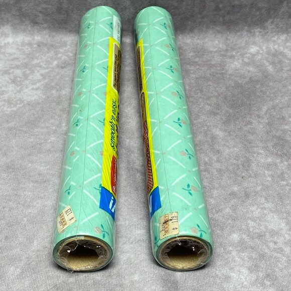 Rubbermaid Shelf Liner Adhesive #5352 Posy-Sea Floral Pattern 1983 NOS - Picture 7 of 9